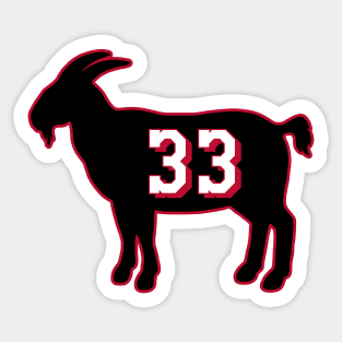 Alonzo Mourning Miami Goat Qiangy Sticker